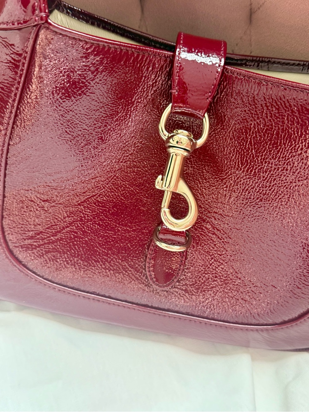 Gucci Jackie Rosso Ancora Glossy - Picture 3 of 6